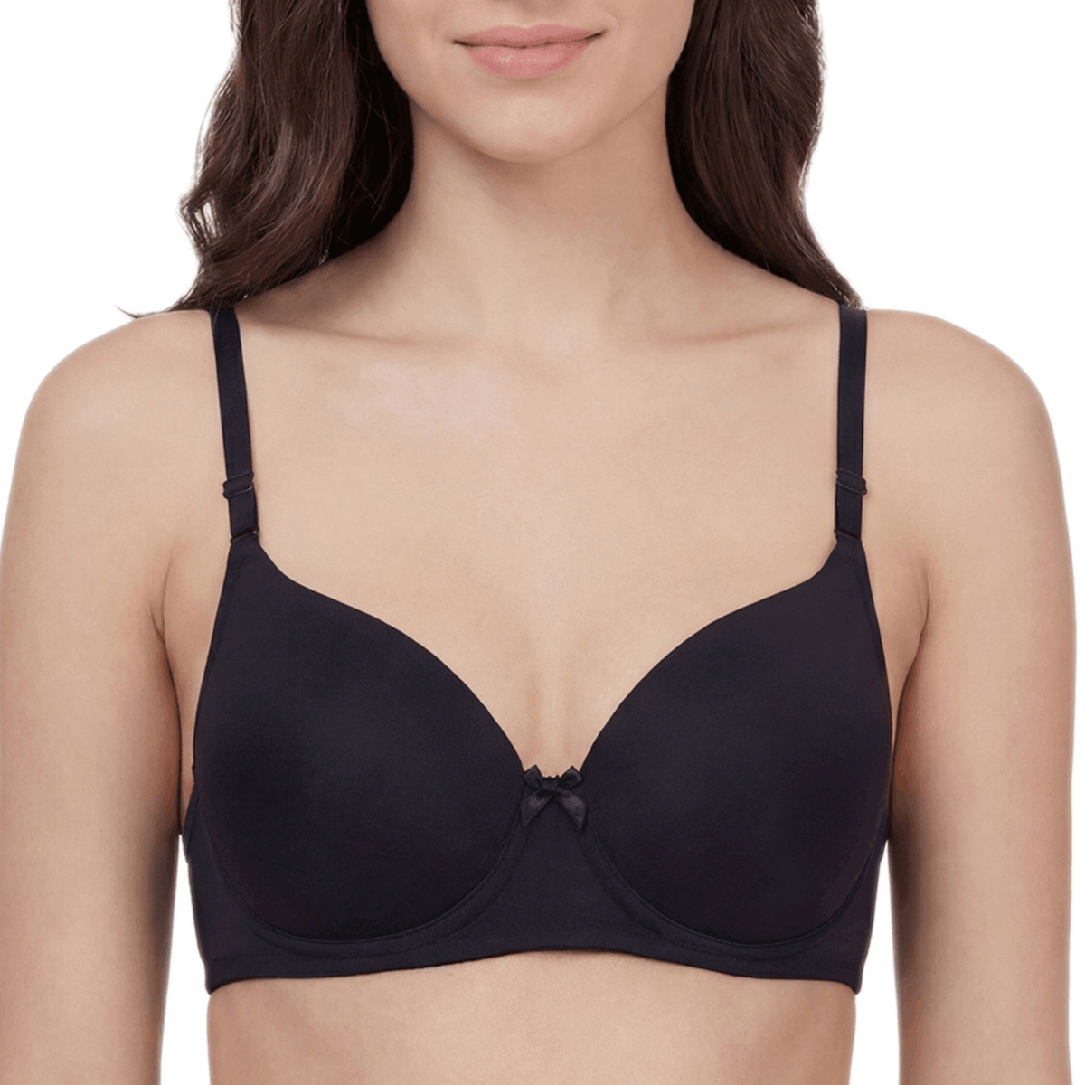 Padded Bra with Detachable Straps - Medium Coverage, B Cup