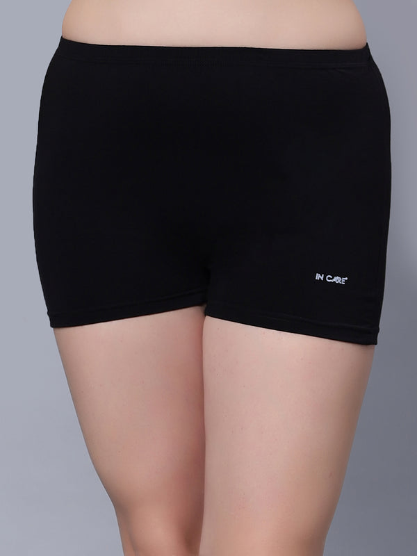 In Care cotton high rise boyshorts with inner elastic (ICLG-SELVI2)