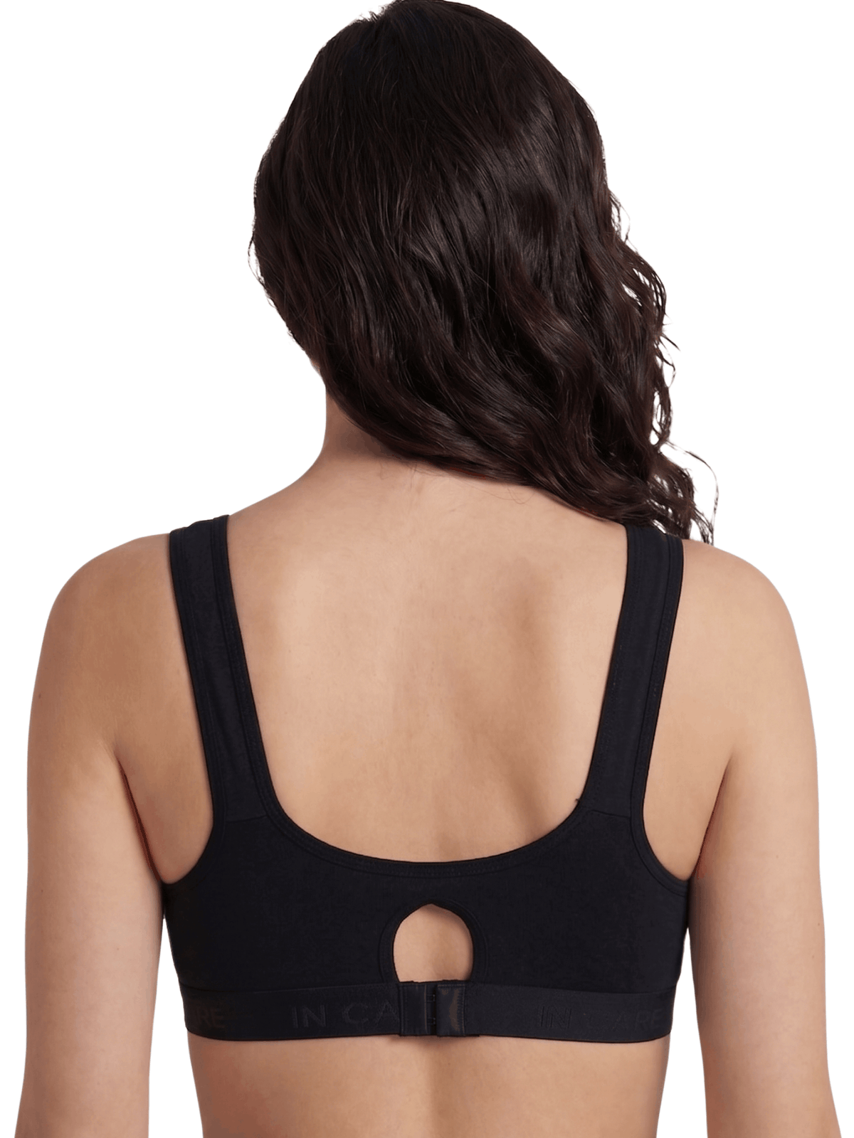 Non-Padded Sports Bra - Full Coverage, Secure Fit