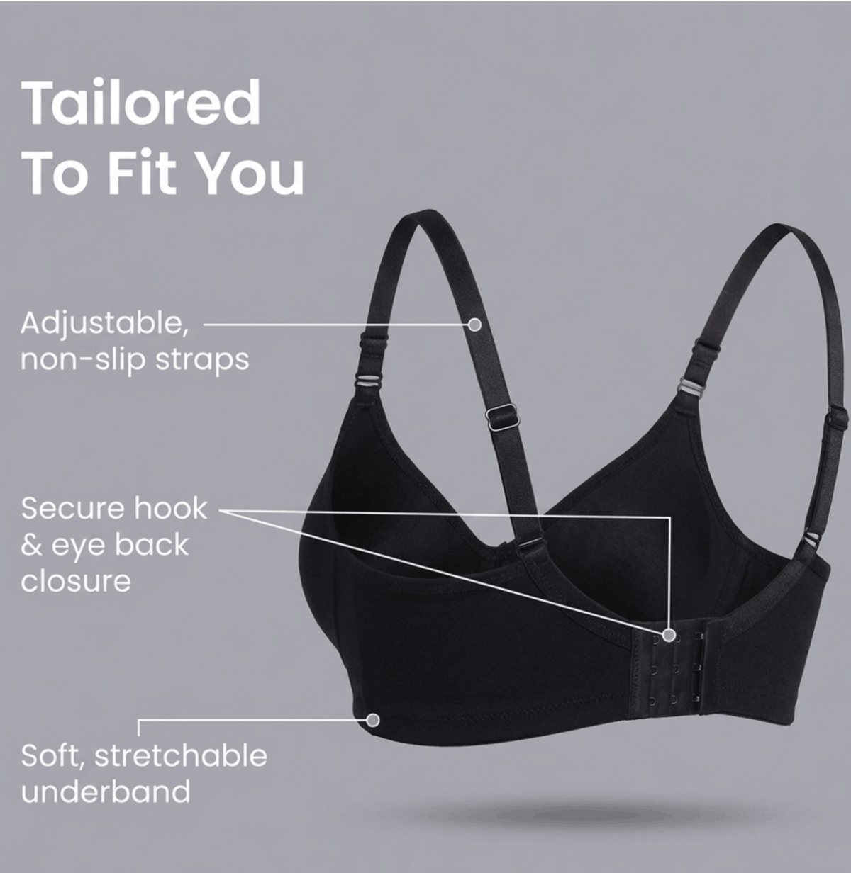 Non-Padded Full Coverage Cotton Bra for Women – Wire Free, Moulded Cups (Suhana)