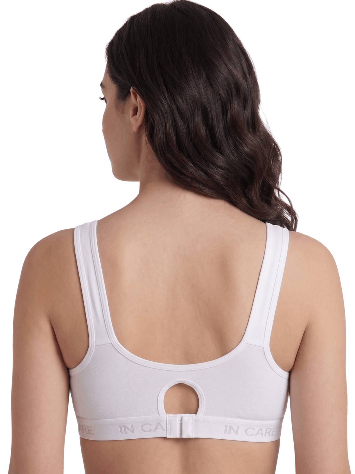 Non-Padded Sports Bra - Full Coverage, Secure Fit