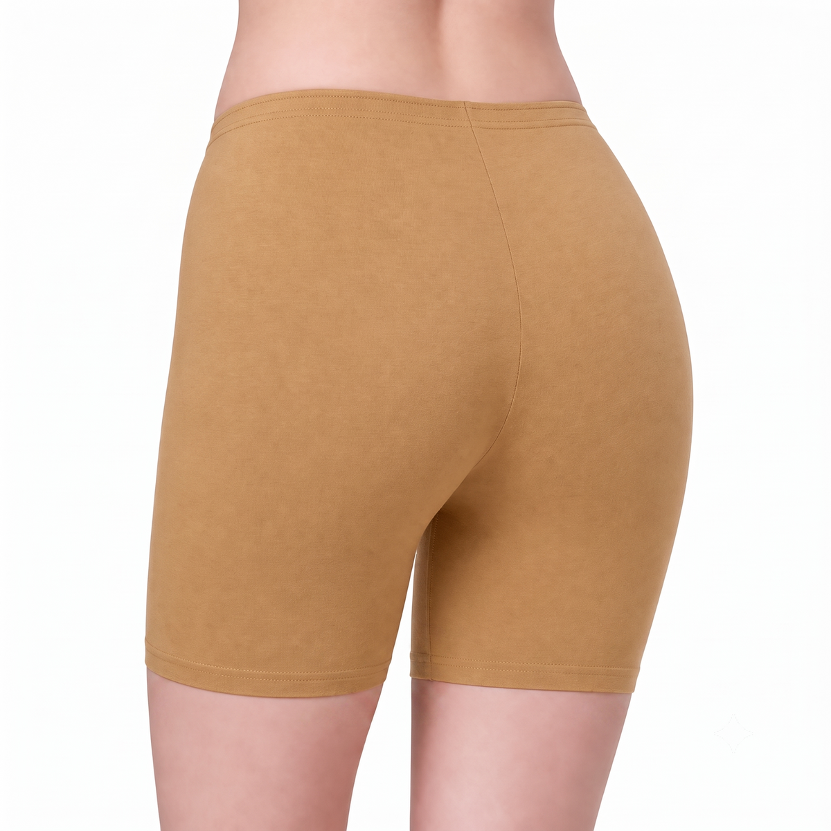 Cotton High Rise Boyshorts with Soft Elastic Waistband | Full Coverage