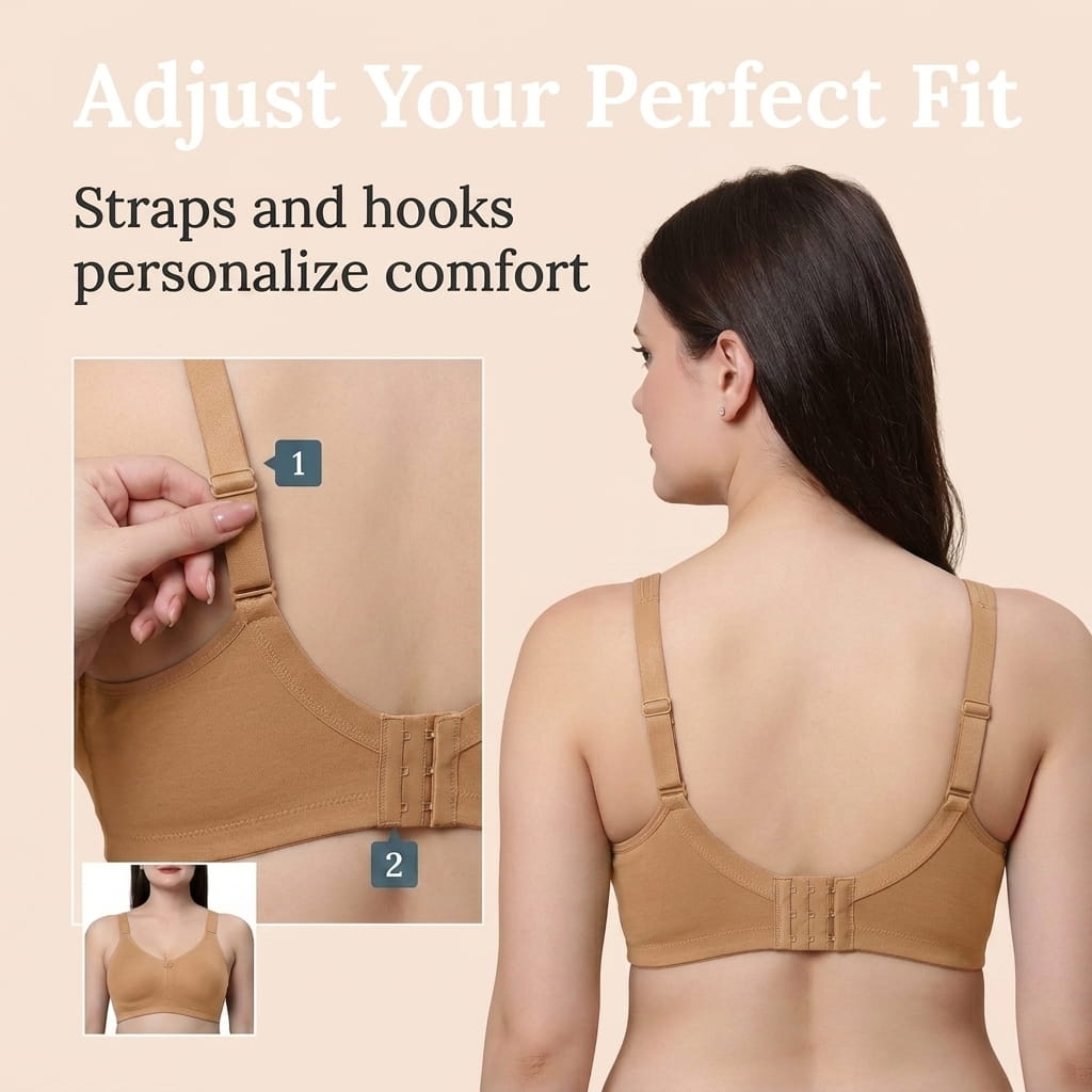 Full Coverage Non-Padded T-Shirt Bra in Polyamide - AlplSecret, D Cup