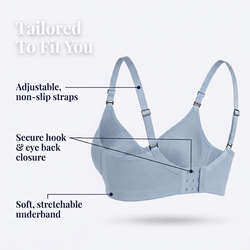 Seamless Full Coverage Non-Padded Bra - AlplVictoria, C Cup