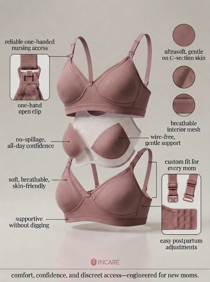 Gentle Support Nursing Bra