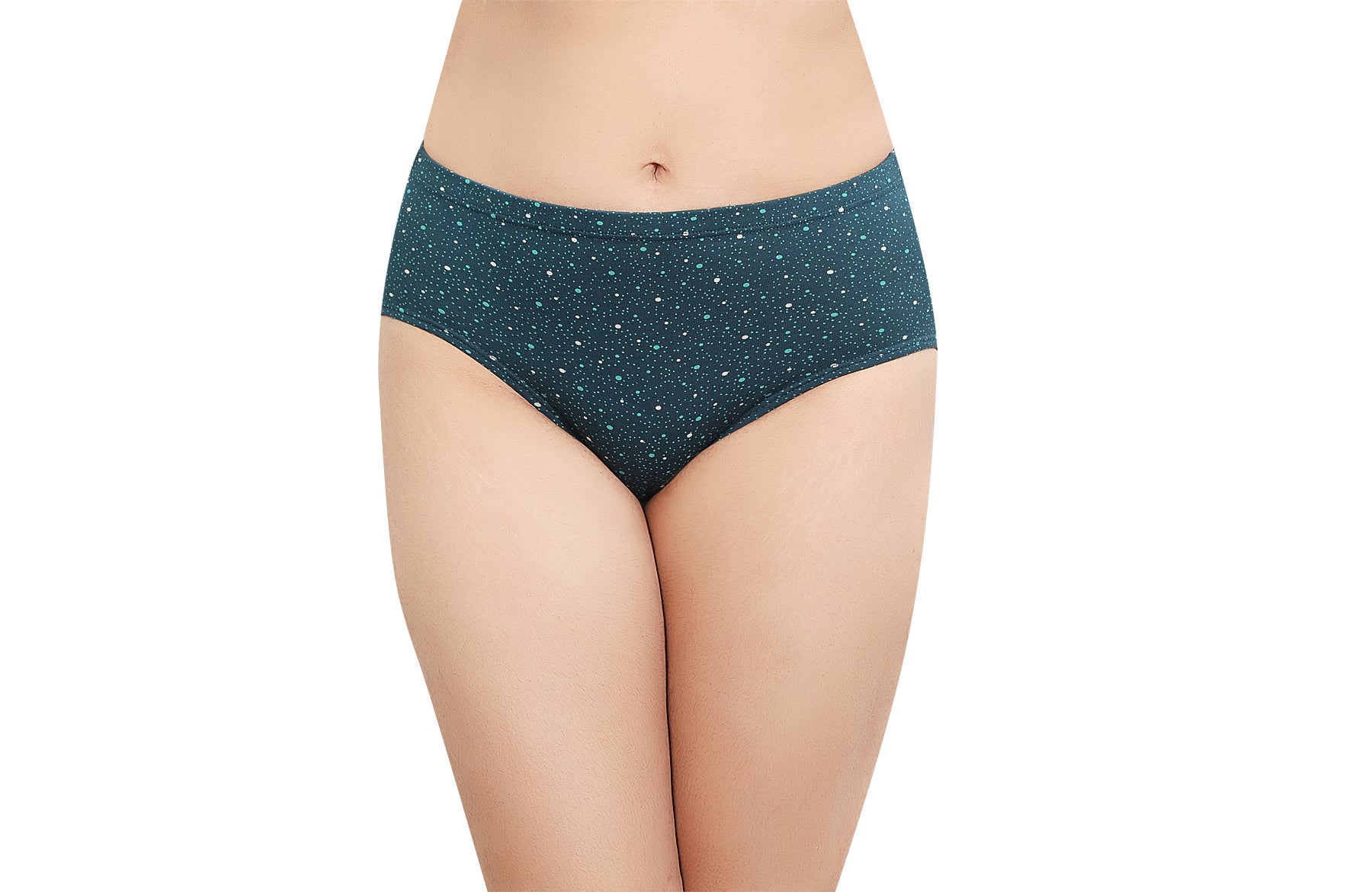 In Care Printed Inner Elastic Hipster Panty Assorted Cotton Combo (INCOMBO-05)