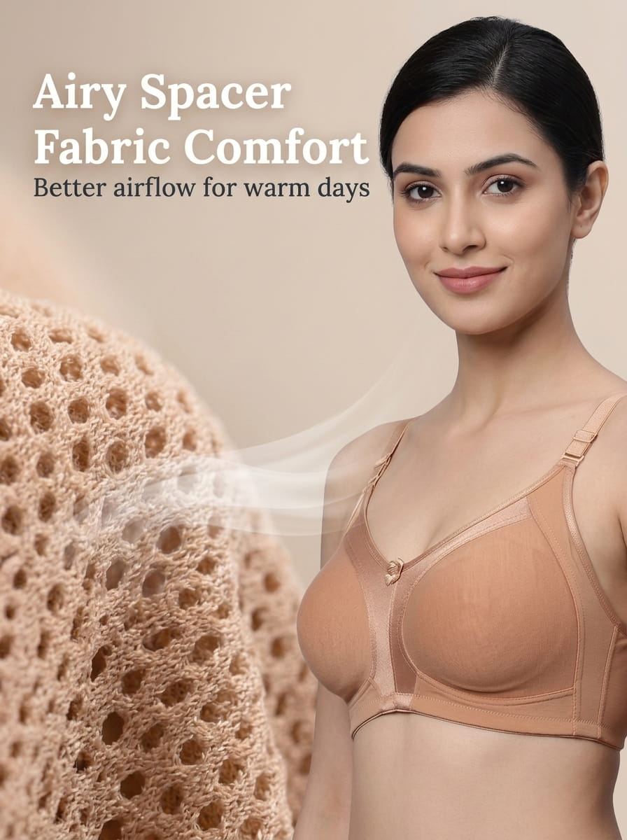 Smooth Full Coverage Non-Padded T-Shirt Bra - AlplSpaceX, C Cup