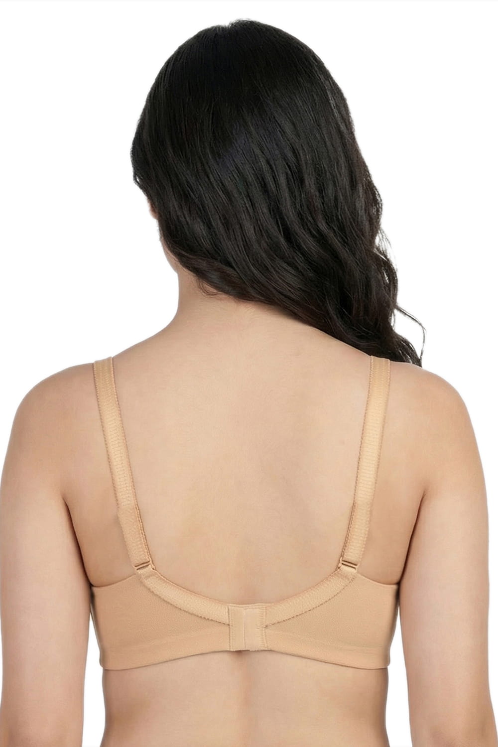 Seamless Padded T-Shirt Bra - C Cup in Skin, Black & White