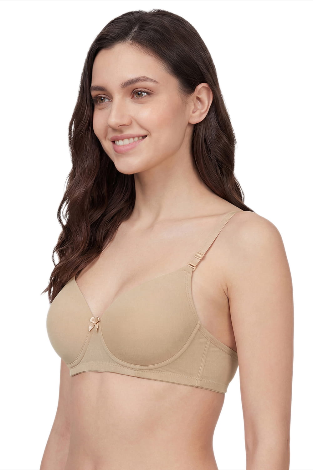 Half Coverage Padded T-Shirt Bra - B Cup