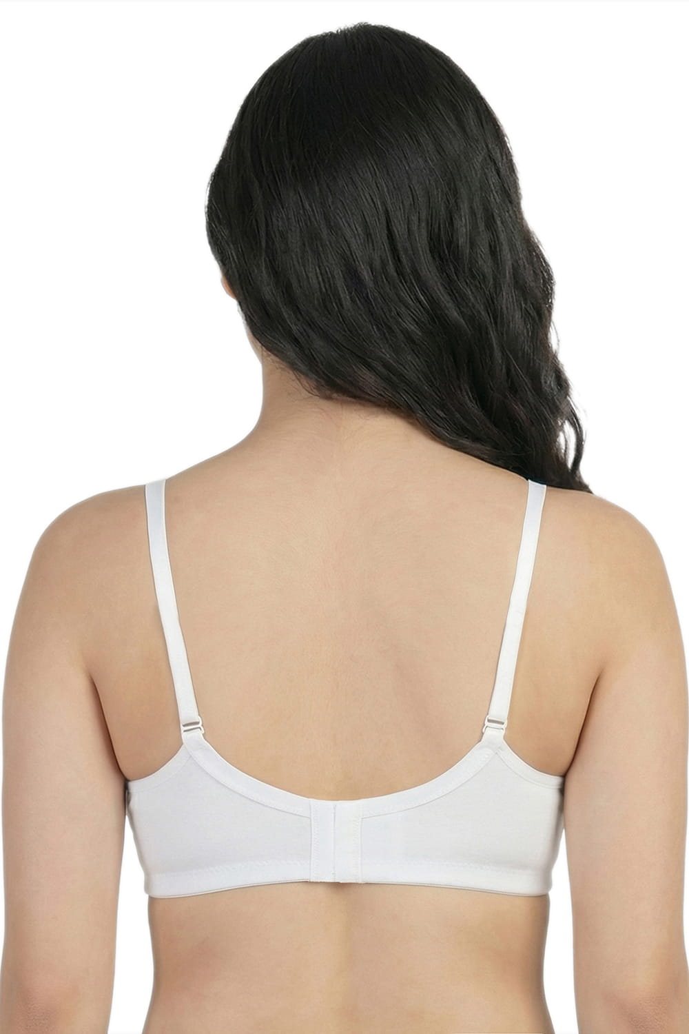 Seamless Padded T-Shirt Bra - C Cup in Skin, Black & White