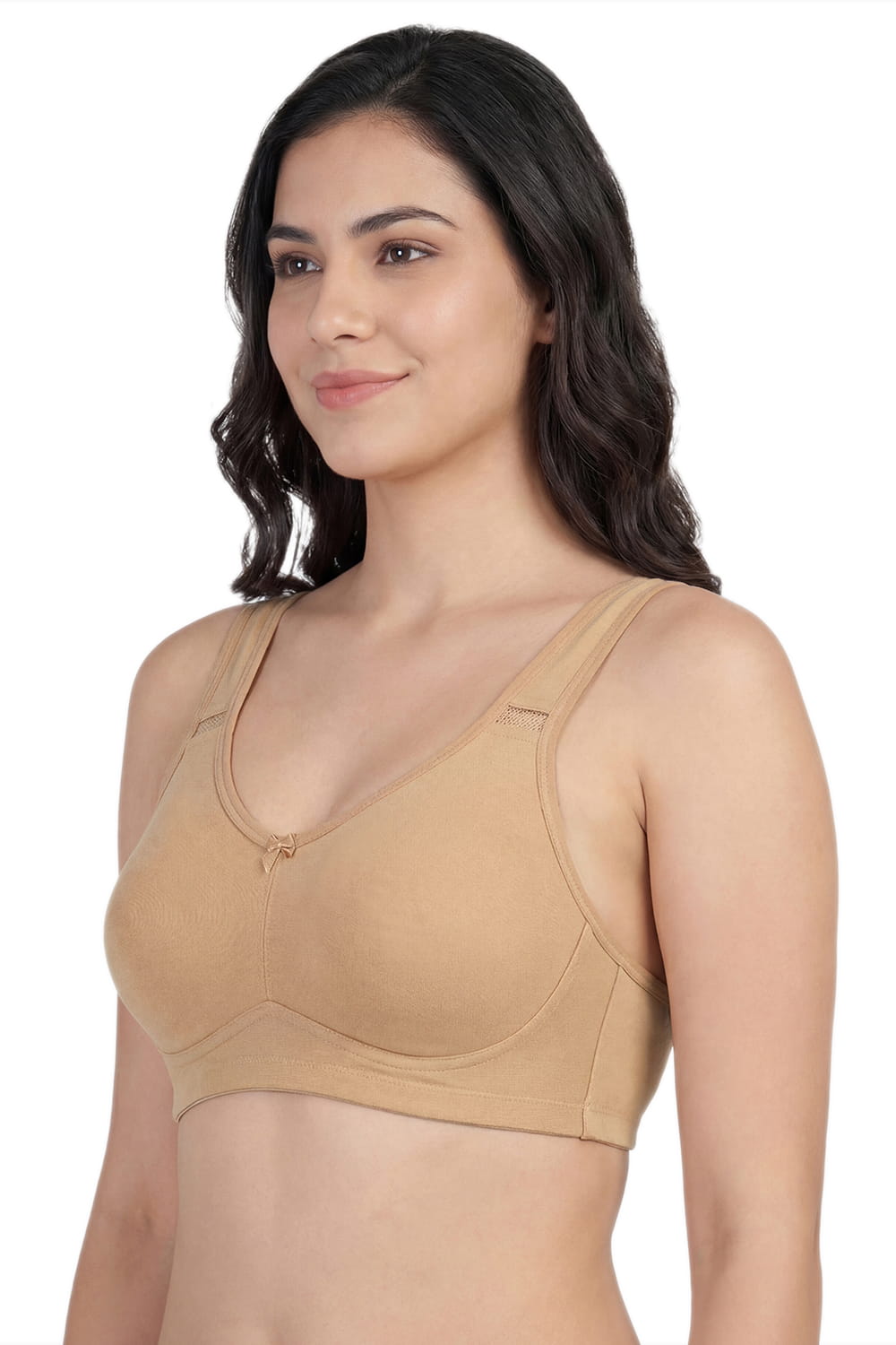 Full Coverage Non-Padded T-Shirt Bra in Polyamide - AlplSecret, C Cup
