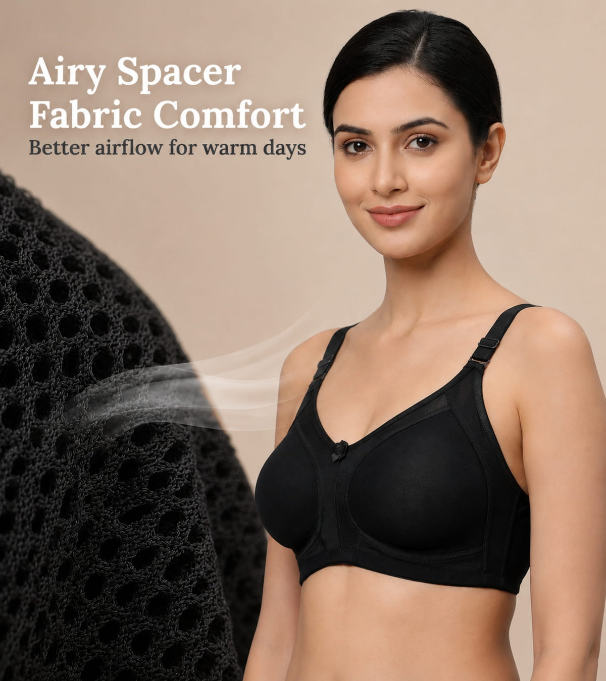 Smooth Full Coverage Non-Padded T-Shirt Bra - AlplSpaceX, C Cup