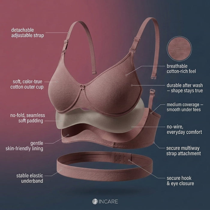 SoftFit Cotton-Rich Wireless Bra