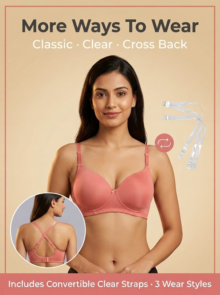 Medium Coverage Padded T-Shirt Bra - C Cup