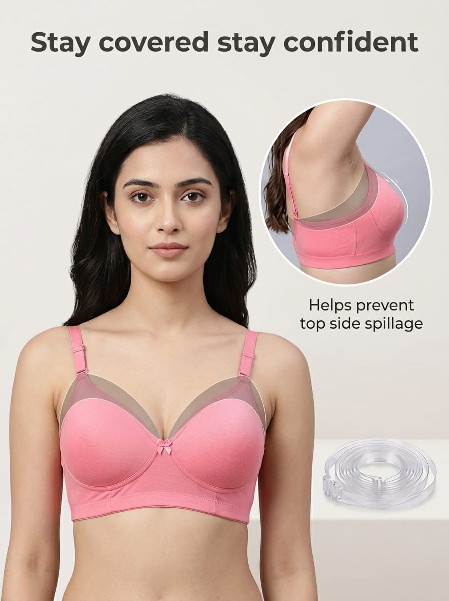 Medium Coverage Padded T-Shirt Bra - B Cup, 6 Colours