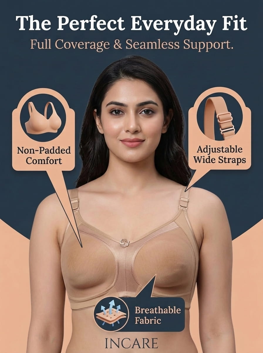 Smooth Full Coverage Non-Padded T-Shirt Bra - AlplSpaceX, C Cup