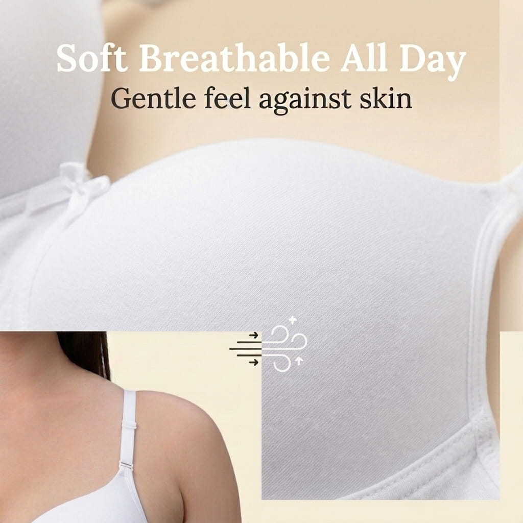 Padded Bra with Detachable Straps - Medium Coverage, B Cup