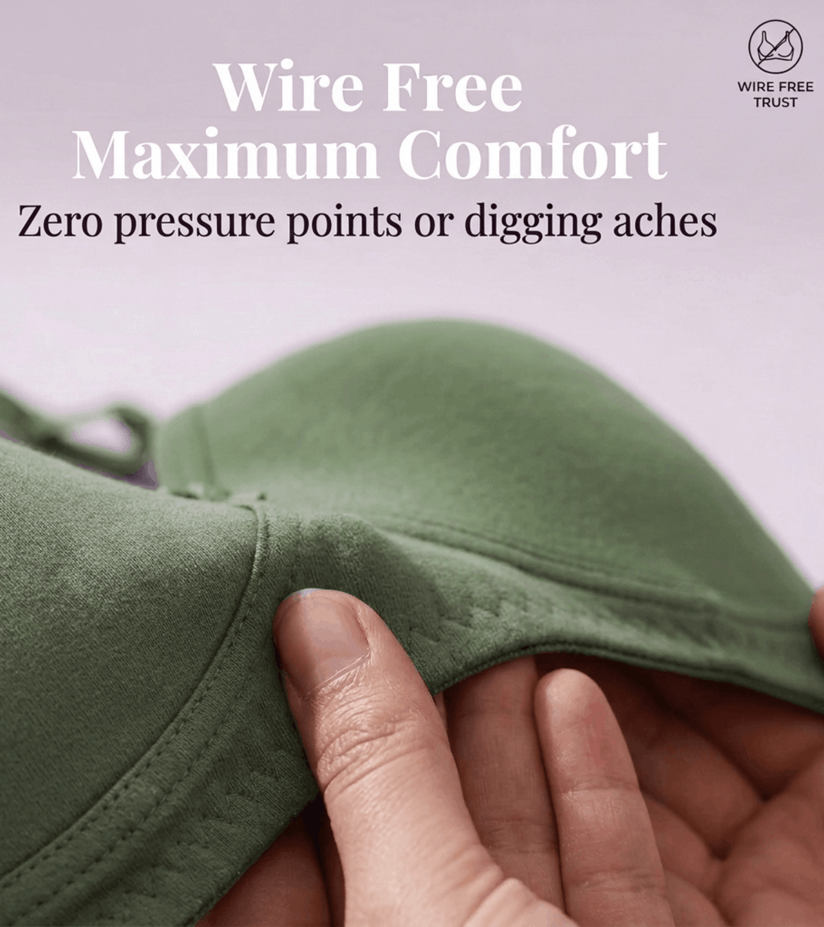 Non-Padded Full Coverage Bra for Women – Wire Free, Moulded Cups (Soha)