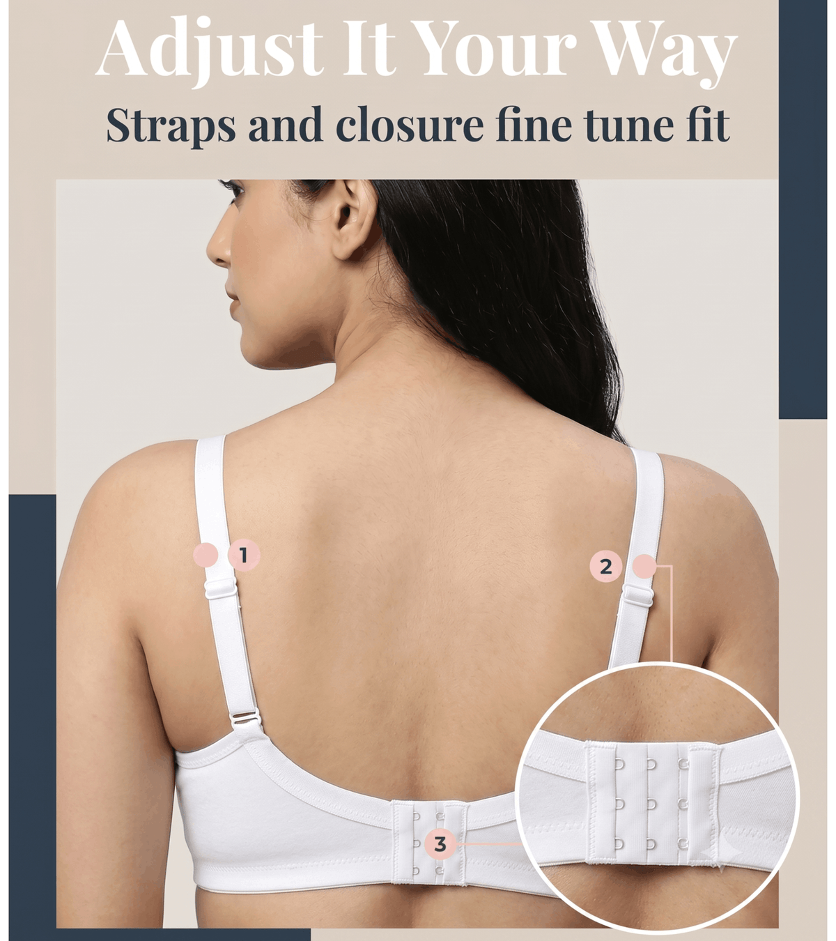 Seamless Padded T-Shirt Bra - C Cup in Skin, Black & White