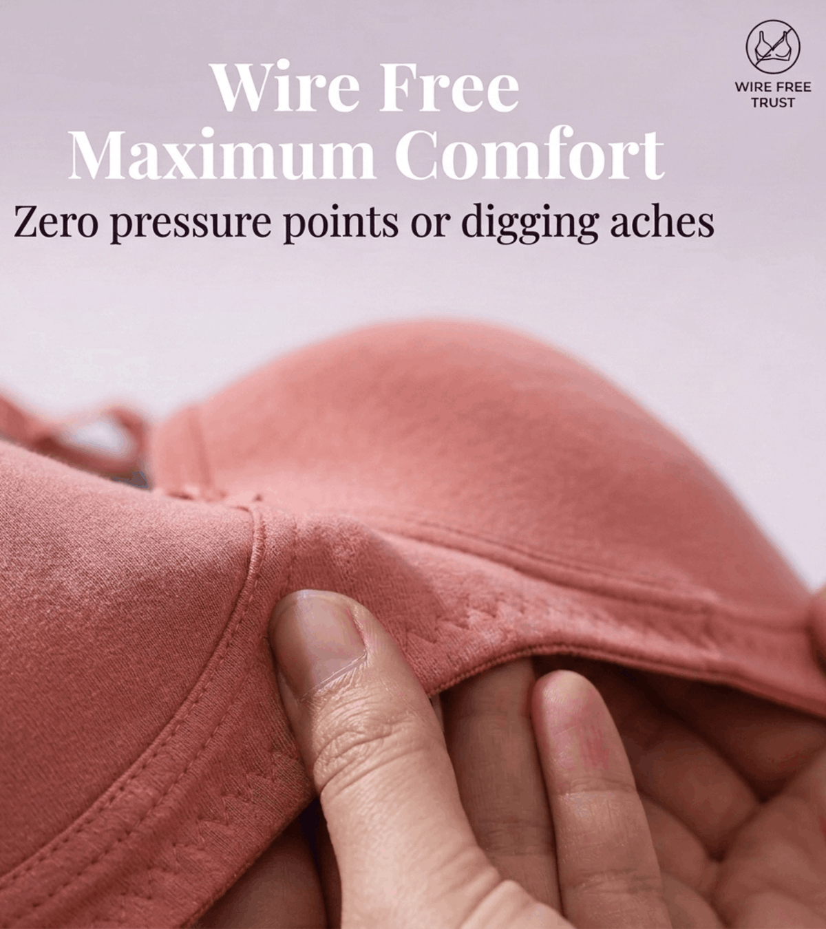 Non-Padded Full Coverage Bra for Women – Wire Free, Moulded Cups (Soha)