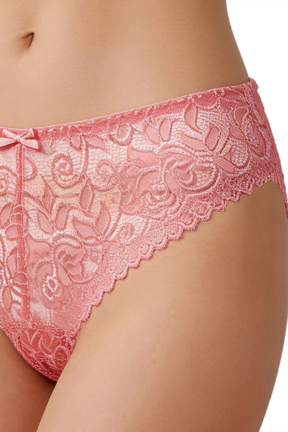 Floral Bra & Panty Lace Lingerie Set –Wire-Free, Lightly Padded