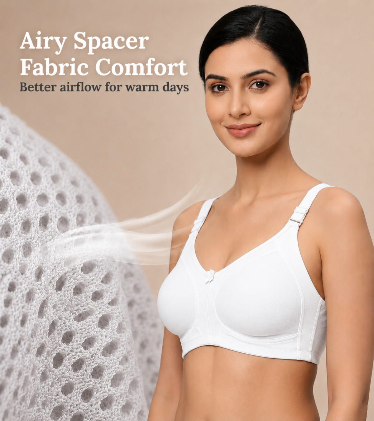 Smooth Full Coverage Non-Padded T-Shirt Bra - AlplSpaceX, C Cup