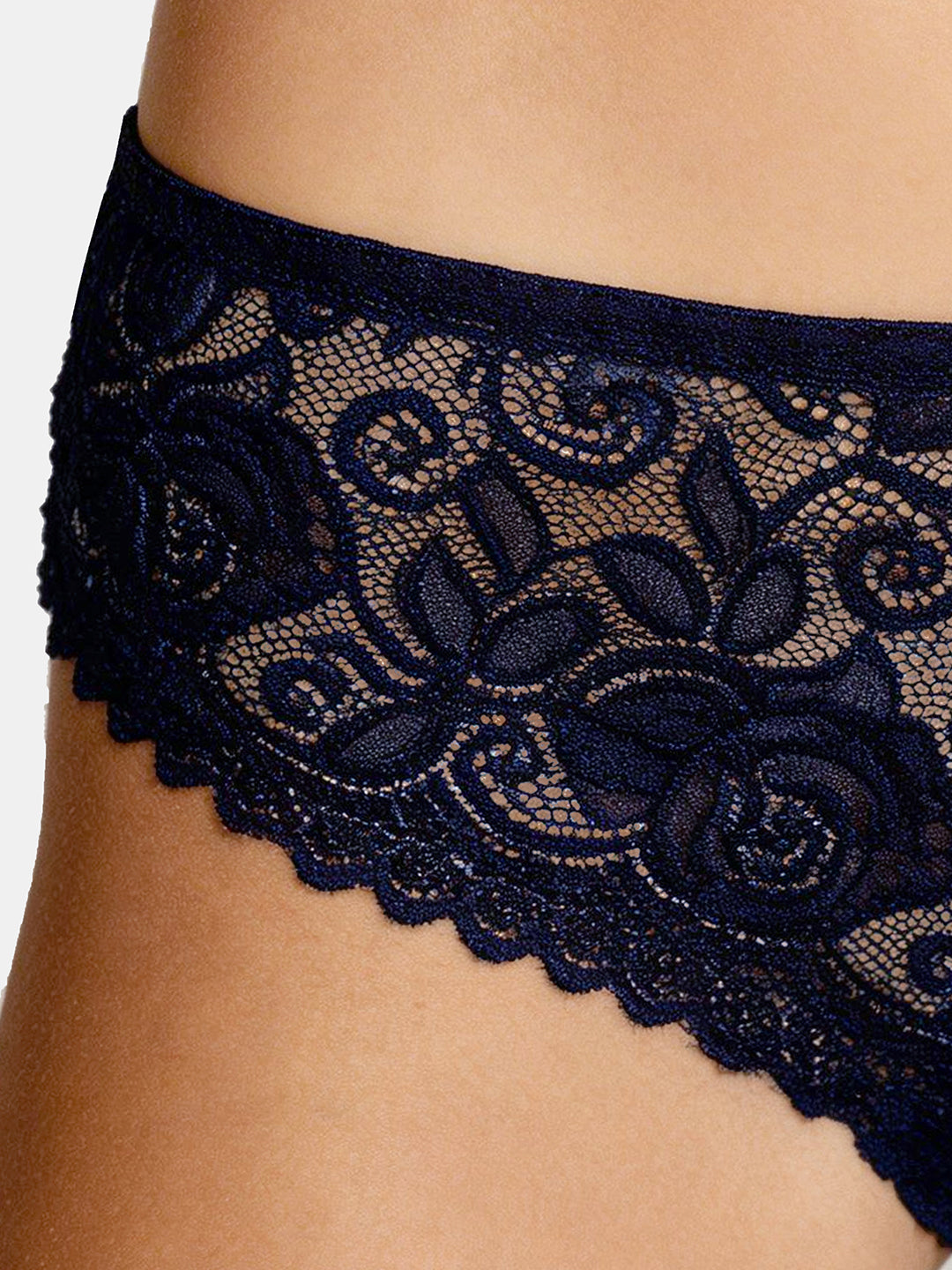 Floral Bra & Panty Lace Lingerie Set –Wire-Free, Lightly Padded