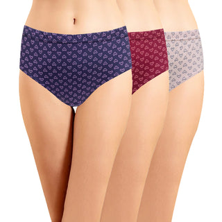 Mid Rise Full Coverage Hipster Panty (Pack of 3) - Incare