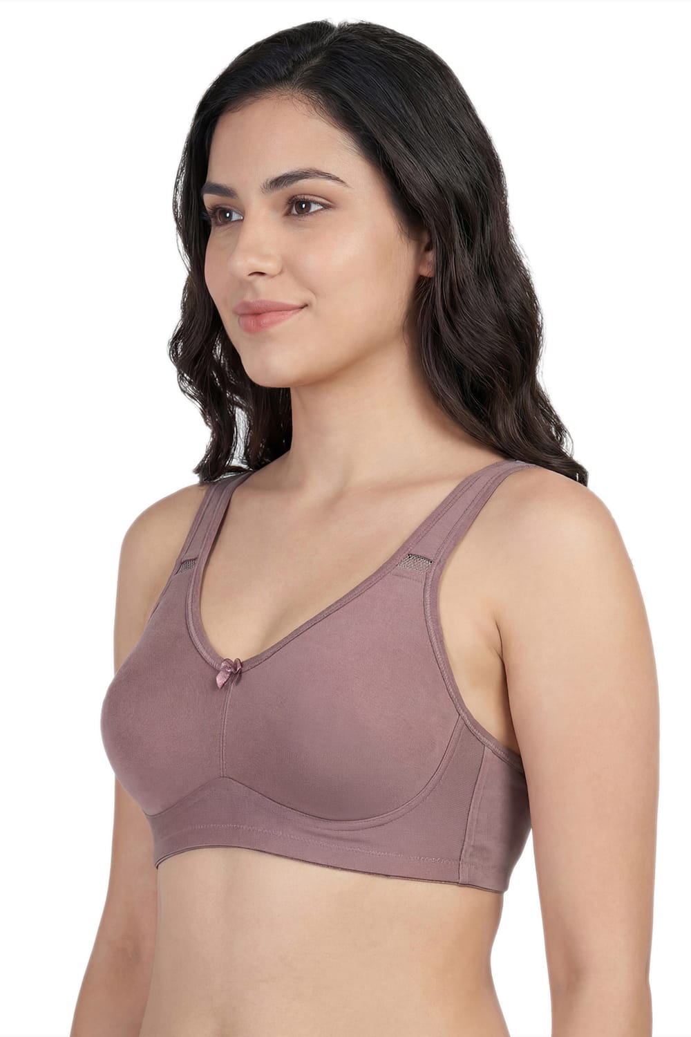 Full Coverage Non-Padded T-Shirt Bra in Polyamide - AlplSecret, C Cup