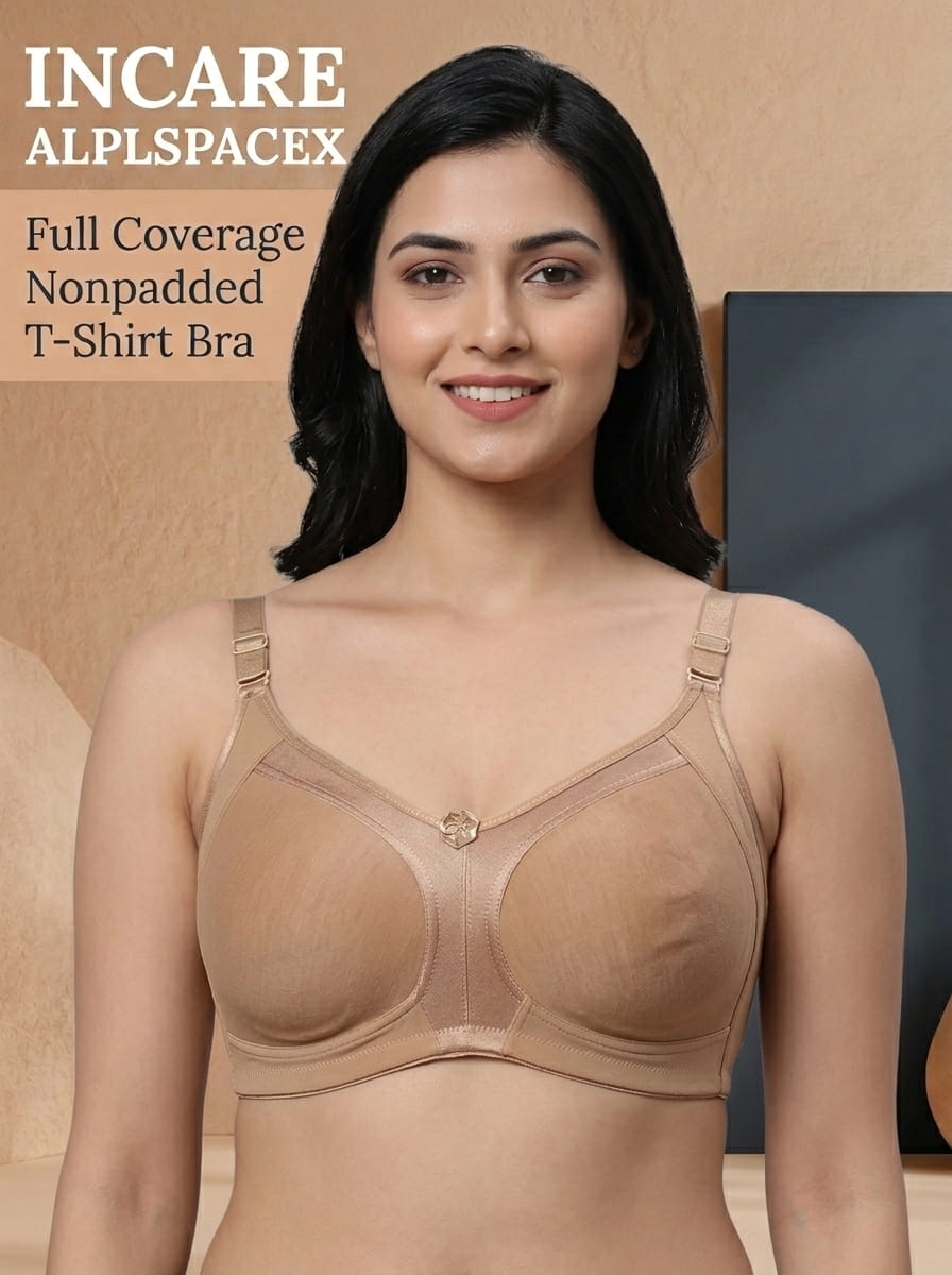 Smooth Full Coverage Non-Padded T-Shirt Bra - AlplSpaceX, C Cup