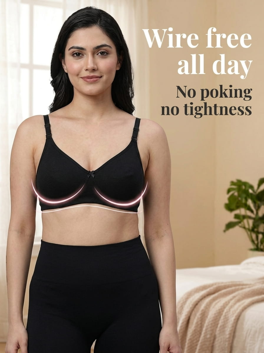 Everyday Padded T-Shirt Bra - B Cup, 4 Colours