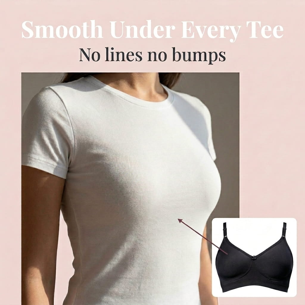 Seamless Full Coverage Non-Padded Bra - AlplVictoria, C Cup