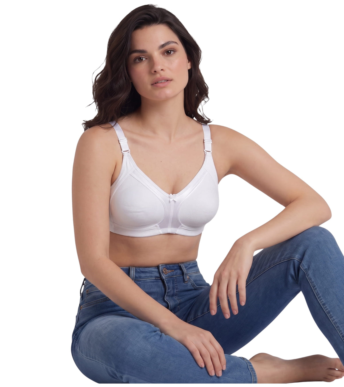 Smooth Full Coverage Non-Padded T-Shirt Bra - AlplSpaceX, C Cup
