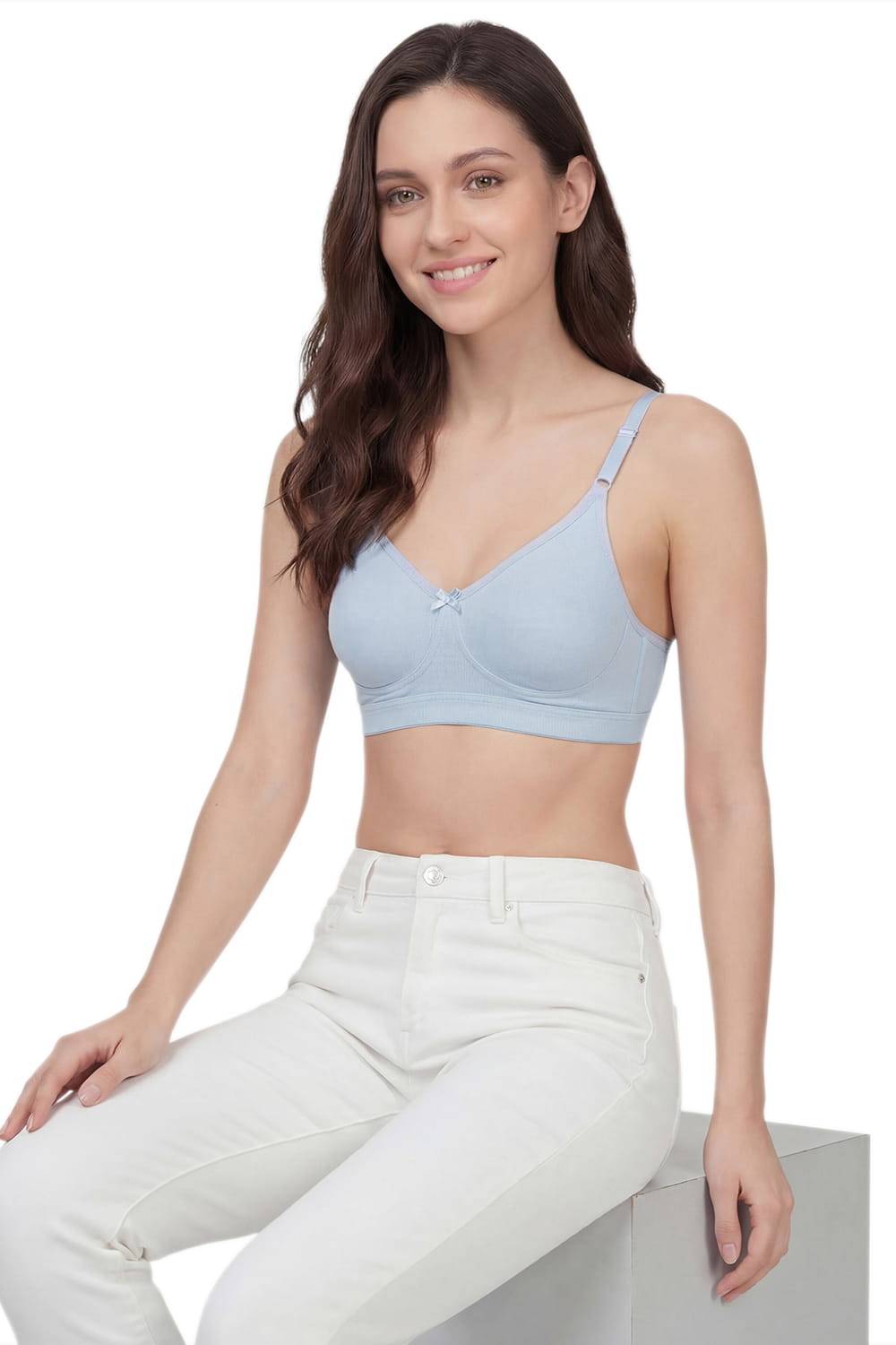 Seamless Full Coverage Non-Padded Bra - AlplVictoria, C Cup