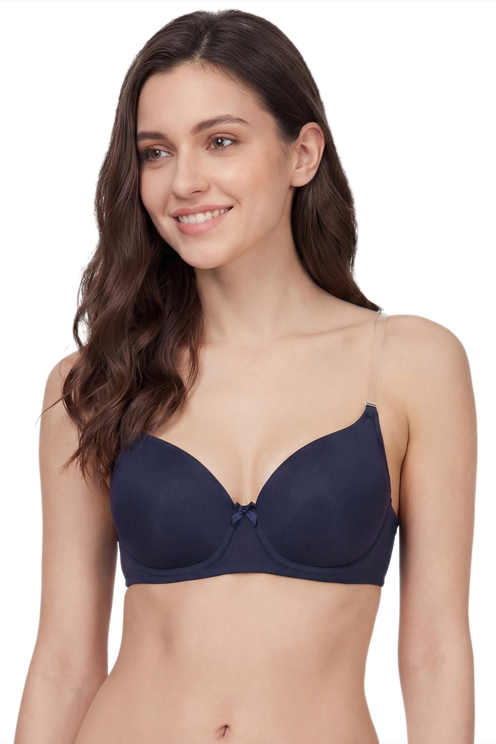 Padded Bra with Detachable Straps - Medium Coverage, B Cup