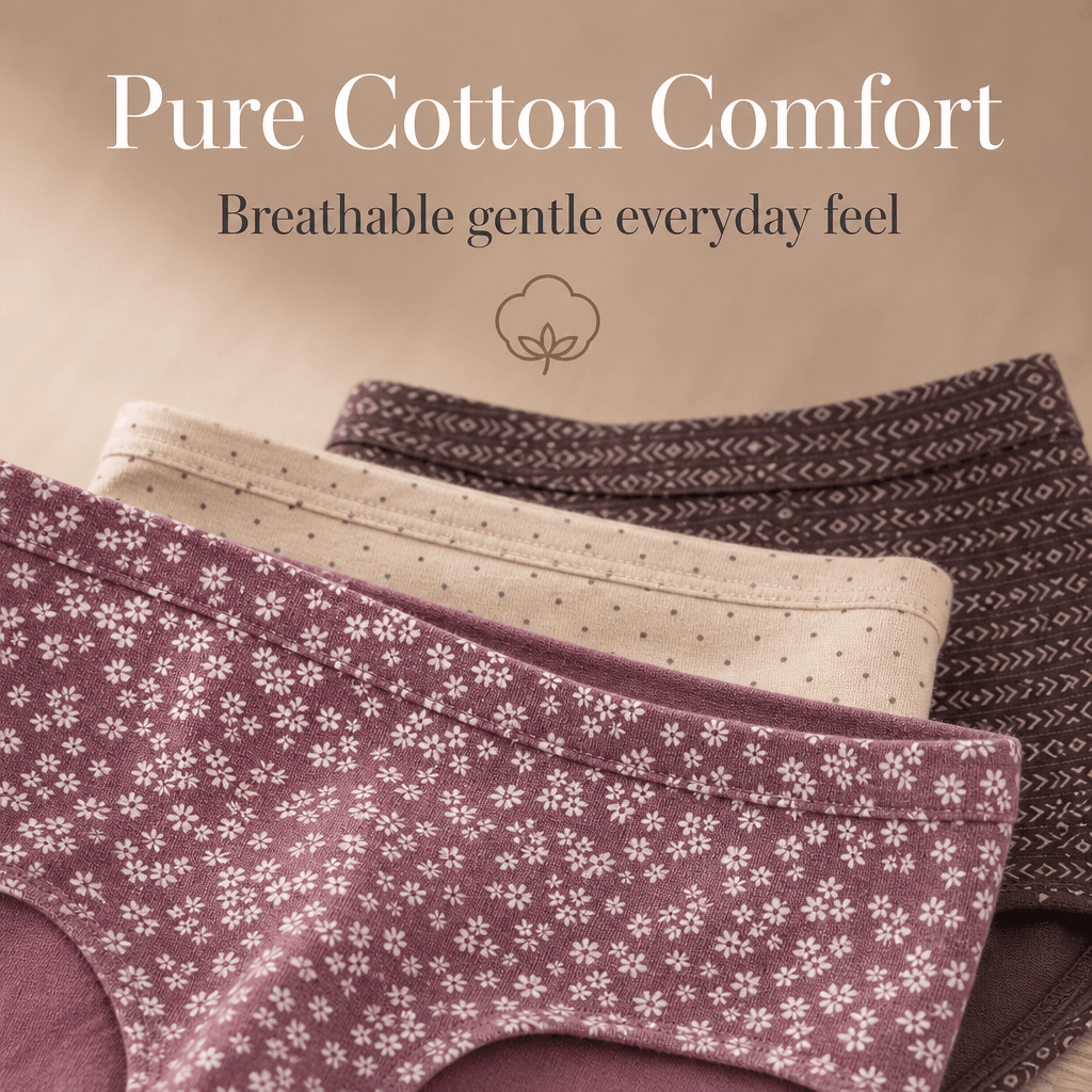 Cotton Hipster Panty Combo – Nude, Mauve & Espresso, Pack of 3