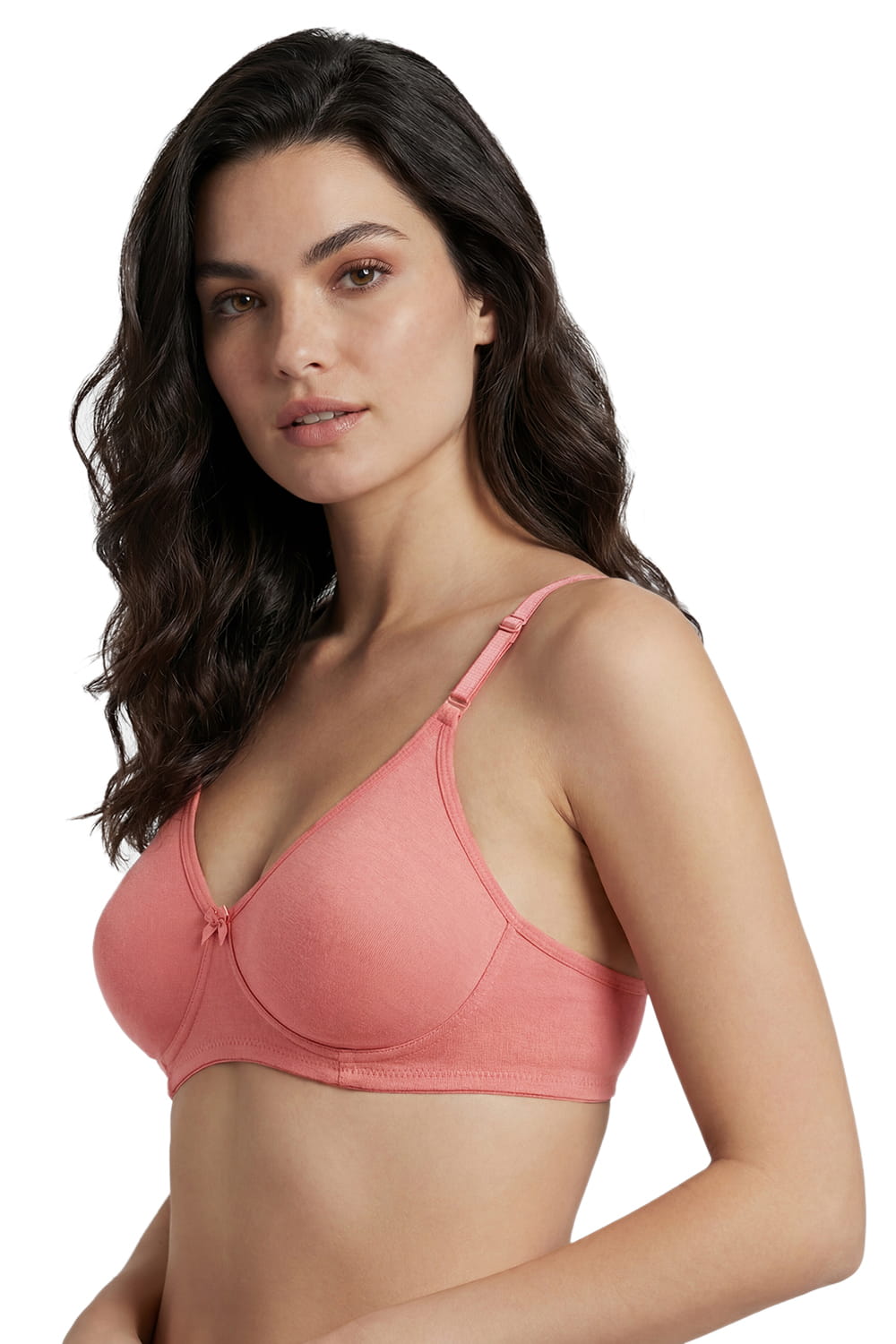 Non-Padded Full Coverage Bra for Women – Wire Free, Moulded Cups (Soha)