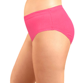 Solids Hipster Panties with Inner Elastic (Pack of 3) - Incare
