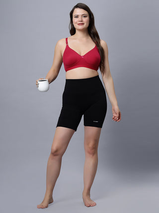 Full Coverage Non-Padded T-Shirt Bra Magenta color  (Pack of 1)