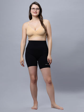 Full Coverage Non-Padded Skin and White Color Bra (Pack of 2)