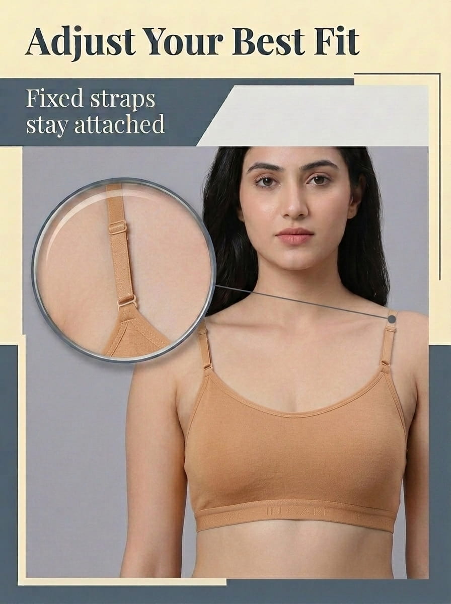 Wire-Free Slip-On Sports Bra - Full Coverage