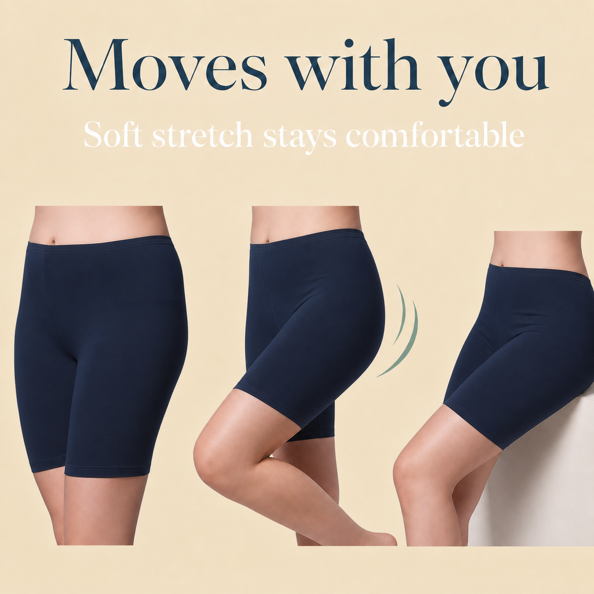 Cotton High Rise Boyshorts with Soft Elastic Waistband | Full Coverage