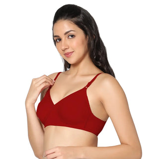 Nysa Non-Padded Full Coverage T-Shirt Bra (Pack of 1) - Incare
