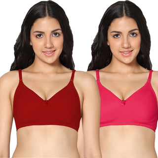 Soha Non-Padded Full Coverage T-Shirt Bra (Pack of 2) - Incare