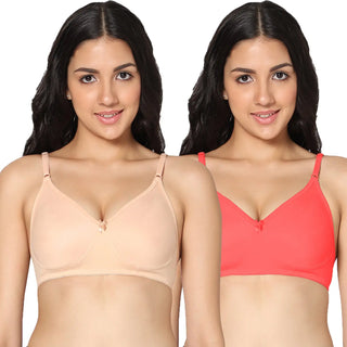 Soha Non-Padded Full Coverage T-Shirt Bra (Pack of 2) - Incare