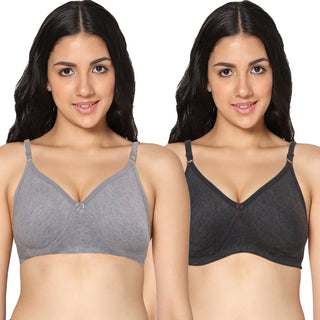 Soha Non-Padded Full Coverage T-Shirt Bra (Pack of 2) - Incare