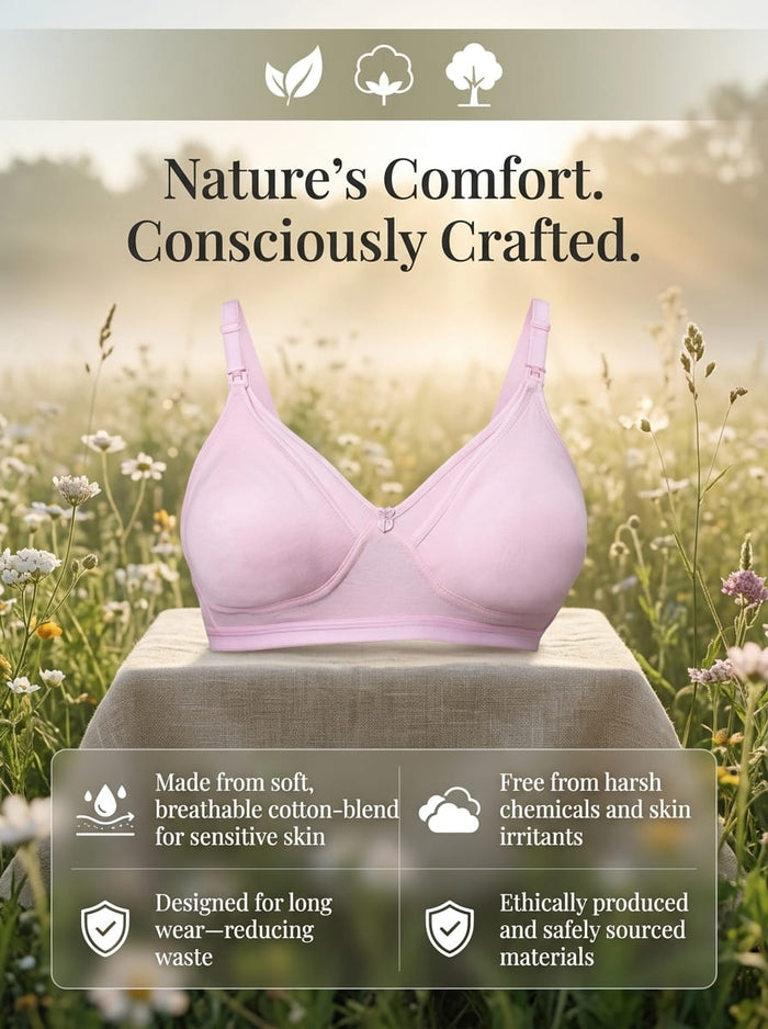 EcoSoft Cotton-Blend Nursing Bra
