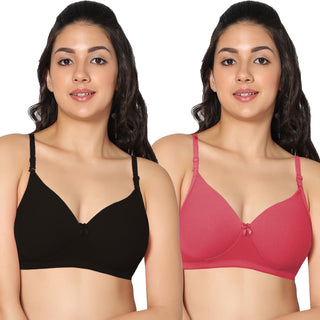 ICPD-05 Half Coverage Lightly Padded Bra (Pack of 2) - Incare