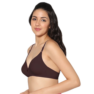 Tulie Non-Padded Half Coverage T-Shirt Bra (Pack of 1) - Incare