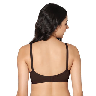 SUHANA_COFFEE Non-Padded Full Coverage T-Shirt Bra ( Pack of 1) - Incare